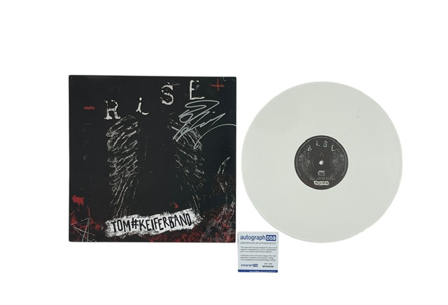 Tom Keifer Rise Signed Limited Edition VIP White Vinyl Cinderella