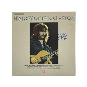 The Story of Eric Clapton Rare Autographed Vinyl Record COA 🎸