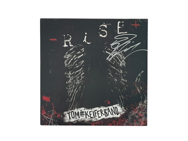 Tom Keifer Rise Signed Limited Edition VIP White Vinyl Cinderella - Image 2