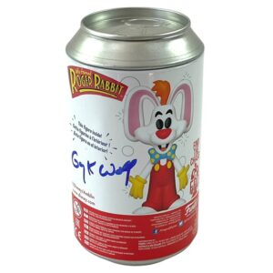 Who Framed Roger Rabbit Gary K. Wolf Signed Funko Pop Soda Figure
