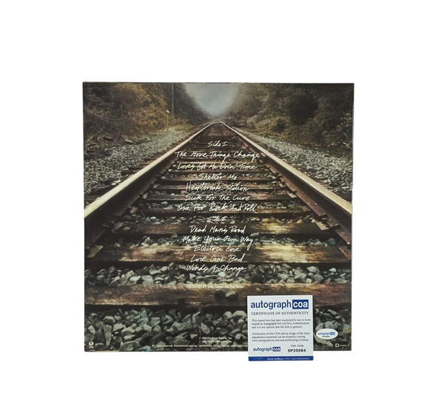 Cinderella Tom Keifer Signed Limited Edition Heartbreak Station Blue Vinyl - Image 2