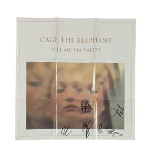 Cage the Elephant Band Signed Tell Me I’m Pretty Fold-Out Booklet