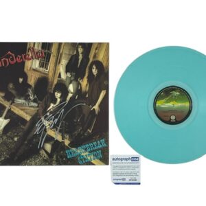 Cinderella Tom Keifer Signed Limited Edition Heartbreak Station Blue Vinyl