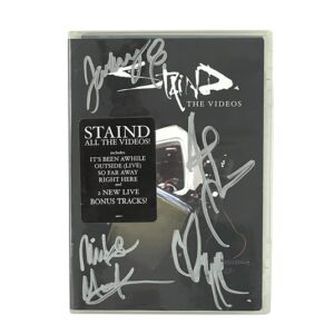 Staind Original Band Signed The Videos DVD All 4 Members ACOA COA