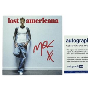 Machine Gun Kelly MGK Autographed 5x5 Photo Card ACOA