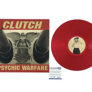 Clutch Signed Psychic Warfare Limited Edition Red Colored Vinyl