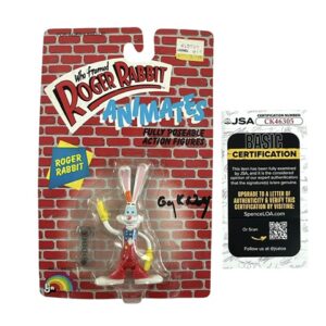 Who Framed Roger Rabbit LJN Action Figure Signed Gary K. Wolf JSA