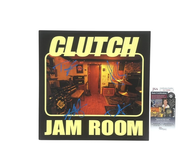 Clutch Signed Jam Room Limited Edition Orange Vinyl Record Album - Image 2