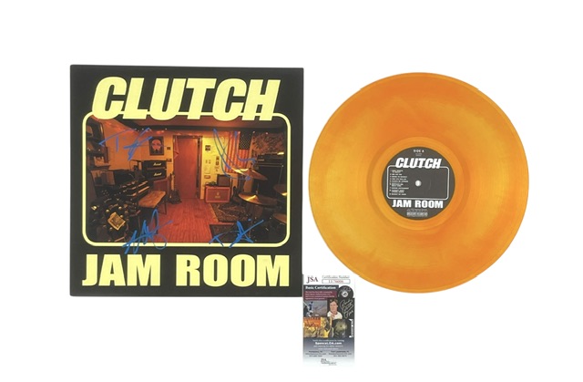 Clutch Signed Jam Room Limited Edition Orange Vinyl Record Album