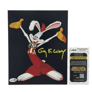 Who Framed Roger Rabbit Creator Gary K. Wolf Signed Photo JSA