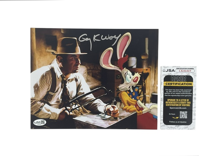 Who Framed Roger Rabbit Creator Gary K. Wolf Signed Photo JSA