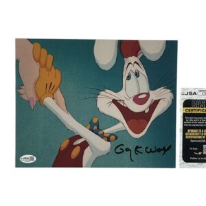 Who Framed Roger Rabbit Gary K. Wolf Signed Photo JSA Certified