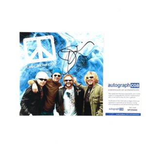 Chickenfoot Joe Satriani Autographed Promo Oh Yeah 7” Vinyl ACOA