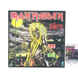 Iron Maiden Autographed Killers Reissue Vinyl Album Steve Harris