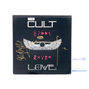 The Cult Autographed Love Album Ian Astbury Billy Duffy ACOA