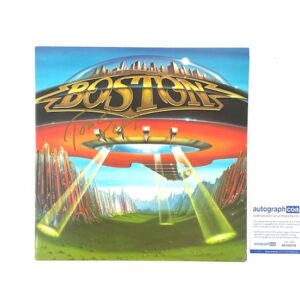 Boston Tom Scholz Rare Signed Don’t Look Back Vinyl Record ACOA