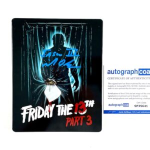 Friday The 13th Part 3 Signed 40th Anniversary Steelbook Blu-Ray Mike DeLuna