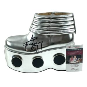 Kiss Ace Frehley Autographed Display Costume Boot JSA