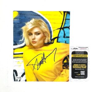 Blondie Deborah Debbie Harry Hand Signed 8x10 Photo JSA 🎙️