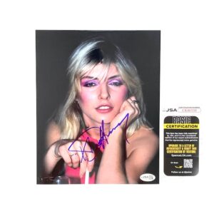 Blondie Debbie Harry Hand Signed 8x10 Photo JSA 🎙️ Deborah