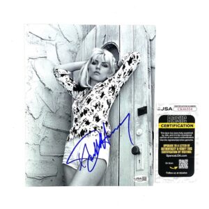 Blondie Debbie Harry Rare Hand Signed 8x10 Photo JSA 🎙️ Deborah