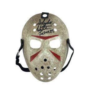 Jason Voorhees Signed Prop Mask Schuyler White Friday the 13th Sweet Revenge