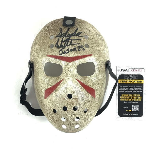 Jason Voorhees Signed Prop Mask Schuyler White Friday the 13th Sweet Revenge - Image 2