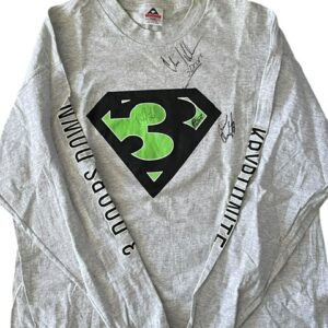 Doors Down Autographed Kryptonite Superman Shirt Brad Arnold ACOA