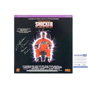 Shocker Autographed LaserDisc Mitch Pileggi Horace Parker