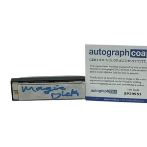 Magic Dick of the J. Geils Band Autographed Honor Harmonica ACOA