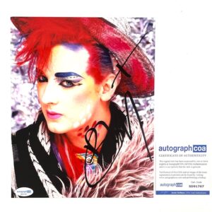 Boy George (Culture Club) Autographed 8x10 Photo ACOA Certified