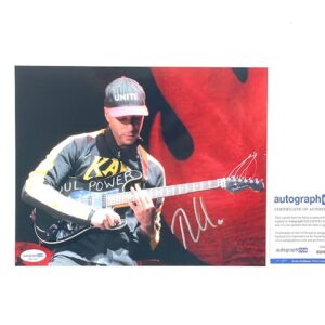 Tom Morello Signed 8x10 Photo ACOA Rage Against The Machine Audioslave