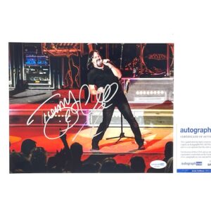 Tommy DeCarlo of Band Boston Autographed 8x10 Photo ACOA COA