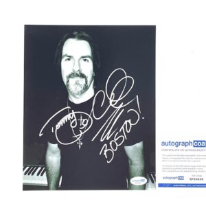 Tommy DeCarlo of Band Boston Autographed 8x10 Photo ACOA COA