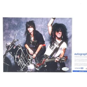 Phil Lewis Autographed 8x10 Photo L.A. Guns Singer ACOA Certified