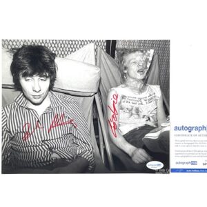 Sex Pistols Autographed 8x10 Photo Paul Cook Glen Matlock