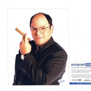Jason Alexander Autographed Promo 8x10 Photo George Costanza ACOA