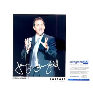 Jerry Seinfeld Autographed Caesars Atlantic City Promo 8x10 Photo