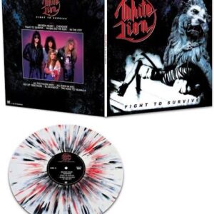 Mike Tramp White Lion Autographed Fight To Survive Limited Edition White/Red/Black Splatter Color Vinyl Album Pre-Order