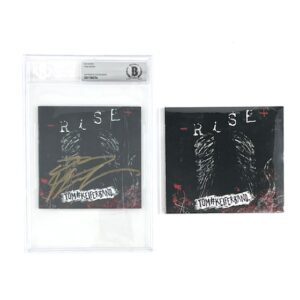 Tom Keifer Of Cinderella Signed Rise CD Book Beckett Encapsulated