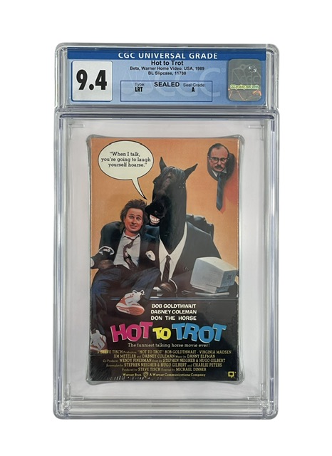 Hot to Trot BetaMax Tape CGC 9.4 Encapsulated Bobcat Goldthwait - Image 2