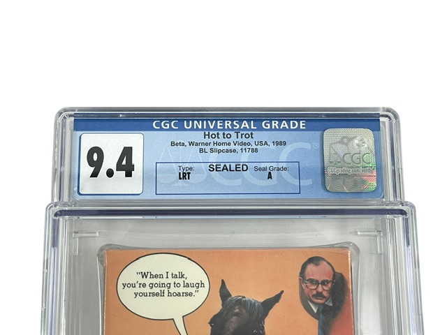 Hot to Trot BetaMax Tape CGC 9.4 Encapsulated Bobcat Goldthwait - Image 4