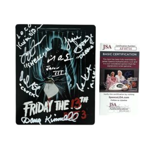 Friday the 13th Part 3 Cast Signed Steelbook Blu-ray Jason Voorhees
