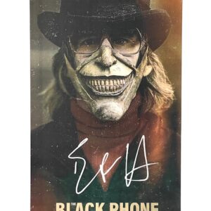 The Black Phone Autographed 12x18 Horror Movie Poster Ethan Hawke