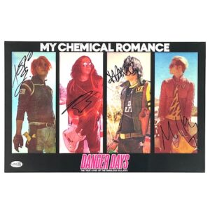 My Chemical Romance Band Signed Danger Days 11x17 Promo Poster