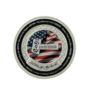 Three Doors Down Limited Edition Coin Final Tour Brad Arnold