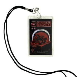 Three Doors Down VIP Meet And Greet Pass Final Tour Brad Arnold