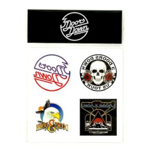Three Doors Down Sticker Set Final Tour 2024 Brad Arnold