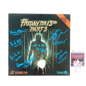 Friday The 13th Part 3 Signed Laserdisc Movie by 7 Cast Members