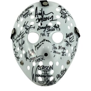 Jason Voorhees Signed Prop Mask By 16 Jasons Friday The 13th JSA